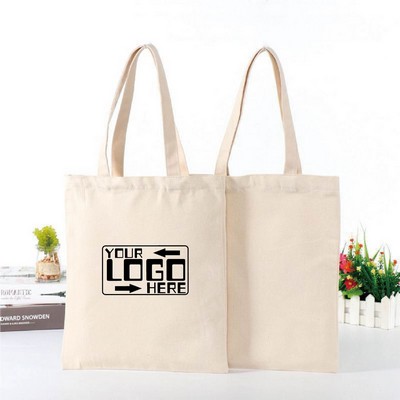 Natural Canva Convention Tote Bag with Shoulder Strap